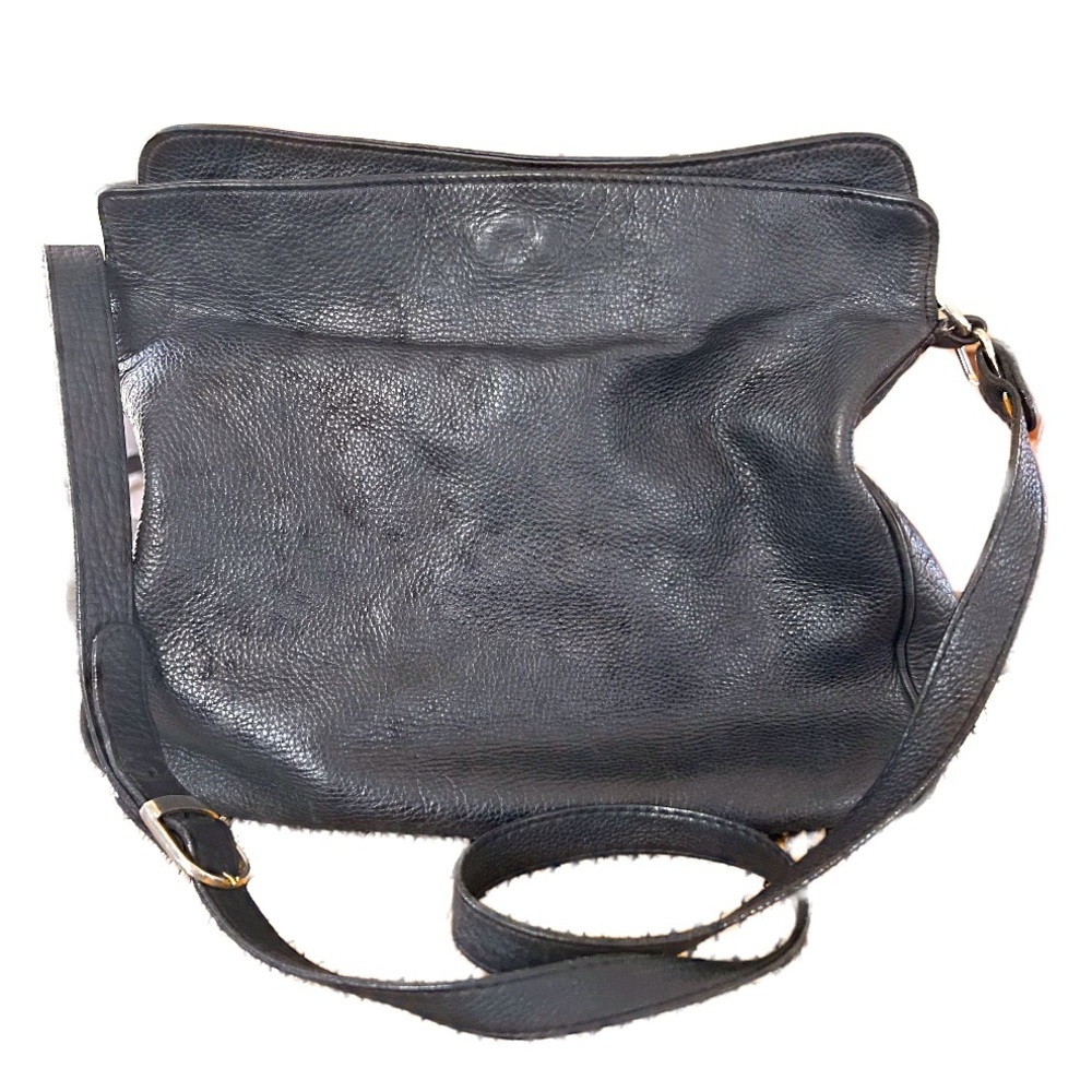Danier genuine leather fold over bag - Picture 2 of 14